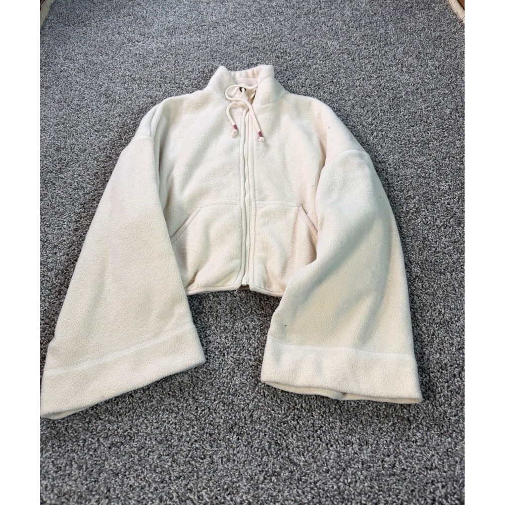 Free People Movement Climb High Fleece Jacket Women's Size Small Beige